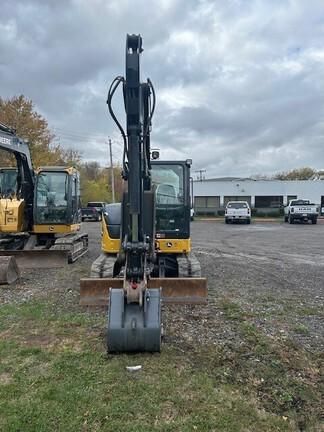 60G COMPACT EXCAVATOR - Cab w/ AC, Cntrl Pattern Select; Rubber Tracks; 24" Bucket; Aux Hydraulics, Coupler, Hydraulic Thumb; Angle Blade