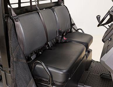 40/60 split three-passenger bench seat