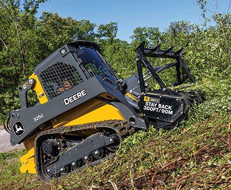 SM60 mulching head on a 325G CTL
