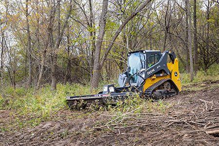 RC72B Rotary Cutters on a 317G Compact Track Loader