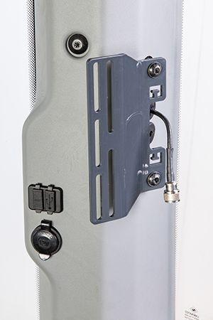 CB Radio Mounting Bracket, USB, and Auxiliary Port