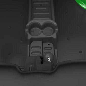 Front cup holders and center tray (shown on XUV825M S4)