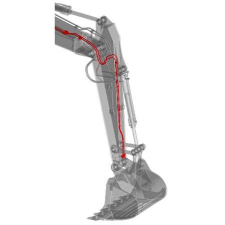 Arm View of Hydraulics/Controls
