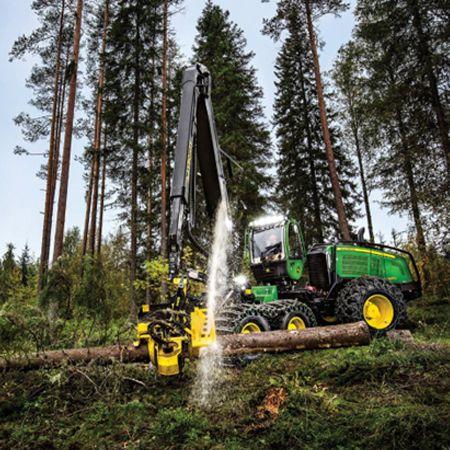 6-wheeled configuration of a Wheeled Harvester