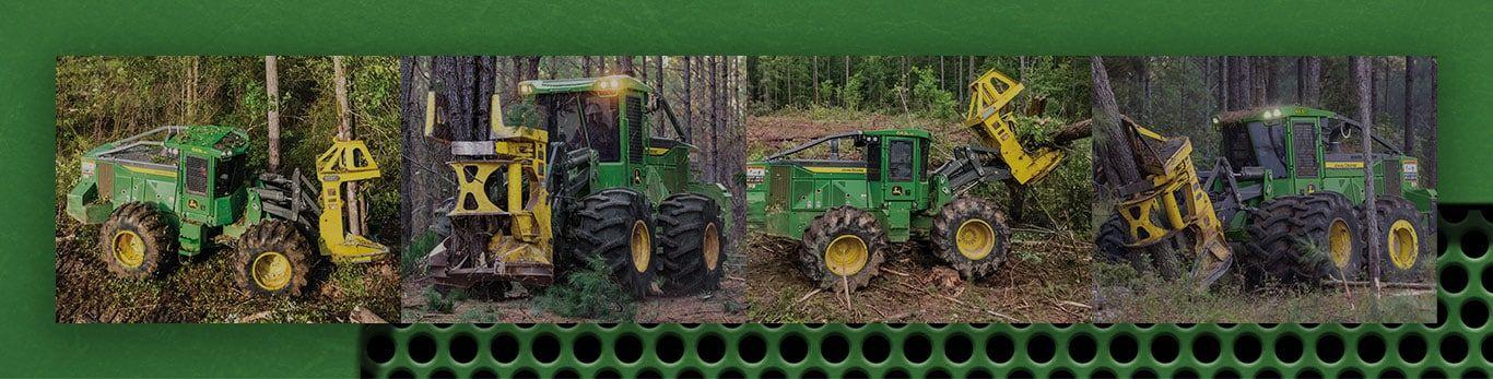 John Deere Wheeled Feller Bunchers