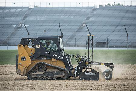PD96 Level Best® Laser Grading Box featured on 317G Compact Track Loader