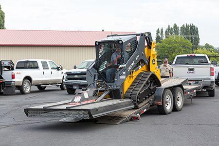 Like the 317G, the 317 P-Tier can be transported behind a standard pickup