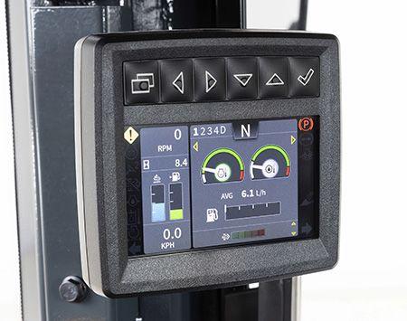 127-mm (5-in.) liquid-crystal display (LCD) monitor