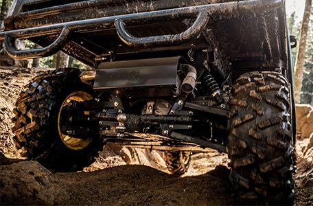 Rear suspension and ground clearance