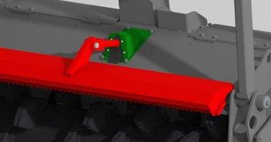 Heavy-duty mulching door